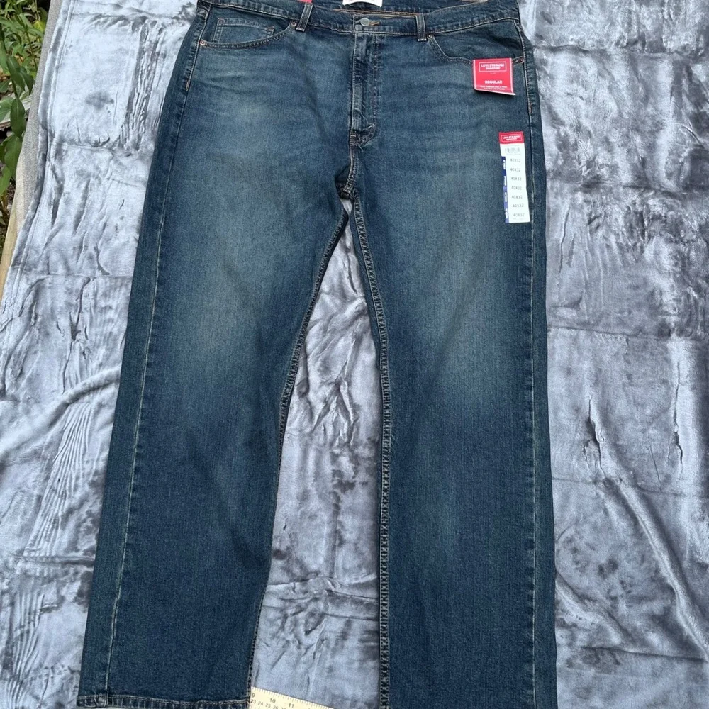 Signature by Levi Strauss Regular Fit Straight Leg Jeans Blue 40x32 A1311-0004